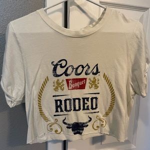 Coors Banquet Cropped Tee